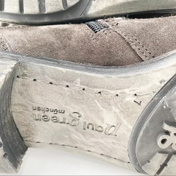 Paul Green Adison Dark Grey Suede Boots US Sz 9.5 - Picture 8 of 10